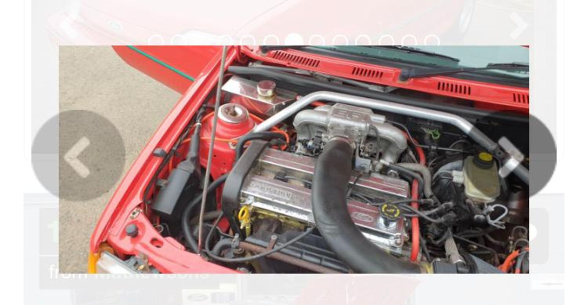 1992 FORD FIESTA XR2 I RED 3 DOOR HATCHBACK, 1.8 PETROL ENGINE, MANUAL 5 GEARS *PLUS VAT* - Image 14 of 16