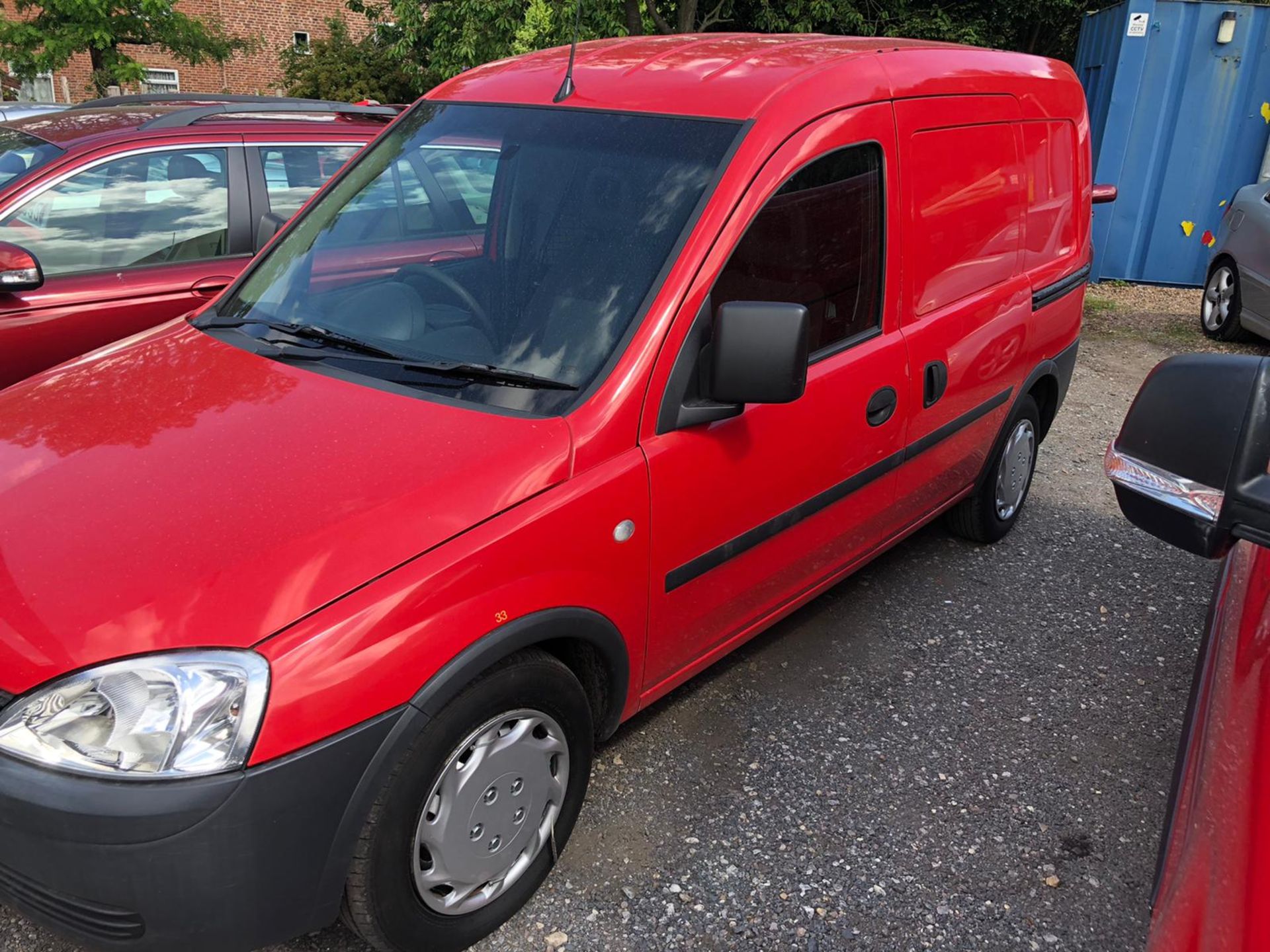 2010 VAUXHALL COMBO 1700 CDTI RED VAN, SHOWING 56,424 MILES, 1248CC DIESEL ENGINE *NO VAT*