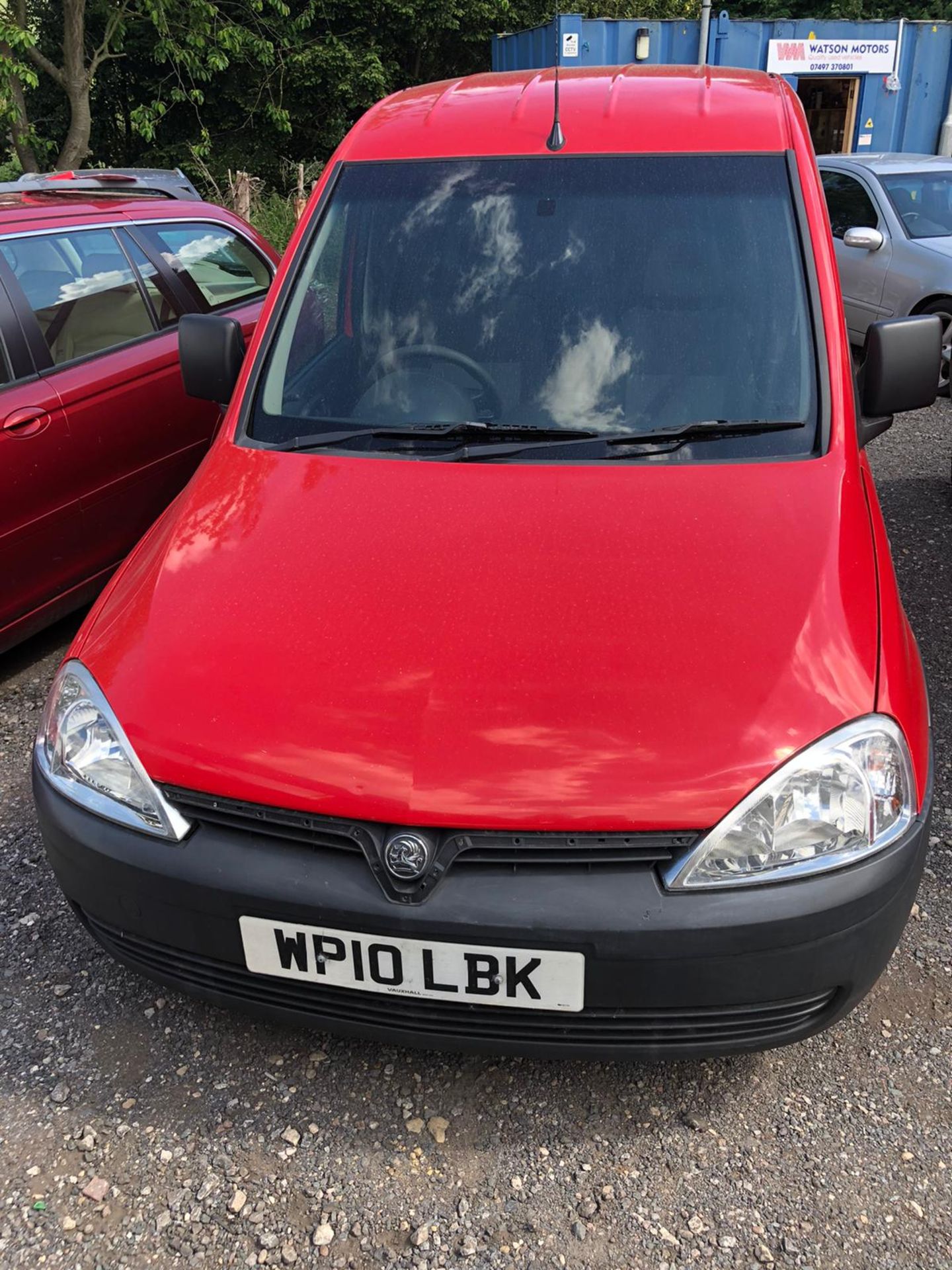 2010 VAUXHALL COMBO 1700 CDTI RED VAN, SHOWING 56,424 MILES, 1248CC DIESEL ENGINE *NO VAT* - Image 3 of 14