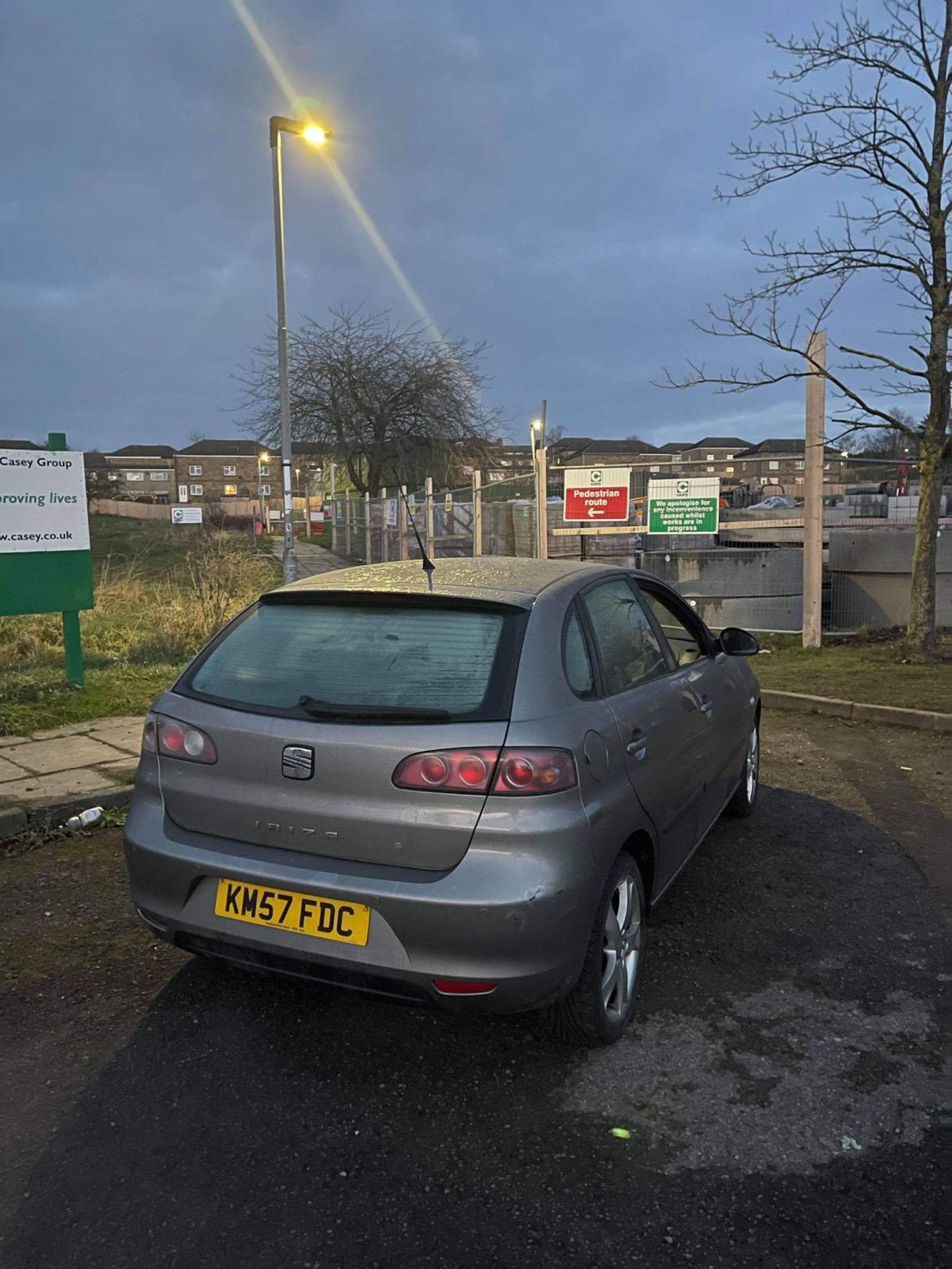 2007/57 REG SEAT IBIZA SPORT 1.4 PETROL GREY 3 DOOR HATCHBACK *NO VAT* - Image 4 of 9