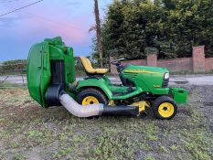 JOHN DEERE X595 4X4 RIDE ON MOWER, RUNS DRIVES AND CUTS, SHOWING A LOW 2012 HOURS *PLU VAT*