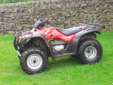 2013 HONDA FOURTRAX 4x4 FARM QUAD TRX 350, FRONT AND REAR RACKS, TWO BALL *NO VAT*