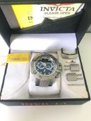 INVICTA CHRONOGRAPH MENS WATCH, MODEL NO. 5511, NEEDS NEW BATTERY AND STRAP *NO VAT*