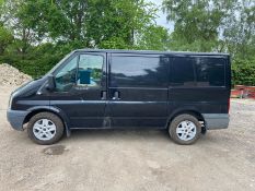 2012 FORD TRANSIT 100 T260 FWD BLACK PANEL VAN, 92K MILES, 2.2 DIESEL ENGINE *NO VAT*