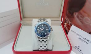 OMEGA SEAMASTER Professional 300m James Bond Navy Wave Dial *NO VAT*