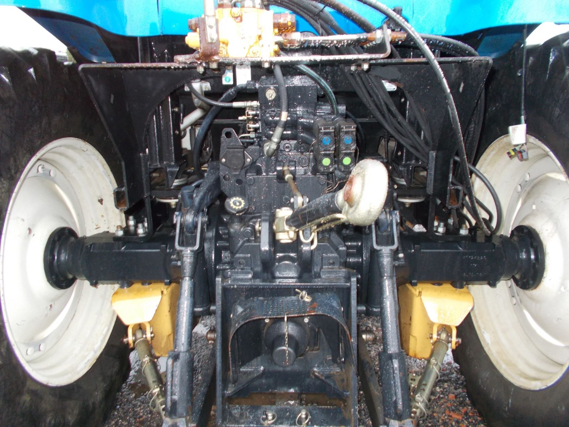 2003 NEW HOLLAND TS100A TRACTOR WITH MOWER ATTACHMENT, 4.5 LITRE 100HP TURBO DIESEL *PLUS VAT* - Image 23 of 24