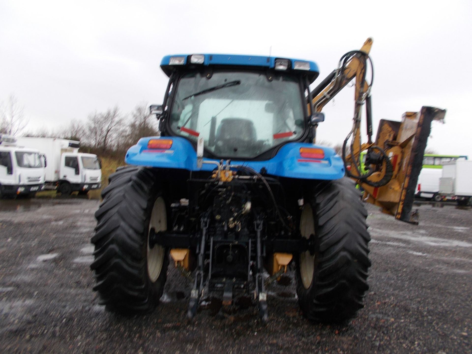 2003 NEW HOLLAND TS100A TRACTOR WITH MOWER ATTACHMENT, 4.5 LITRE 100HP TURBO DIESEL *PLUS VAT* - Image 4 of 24