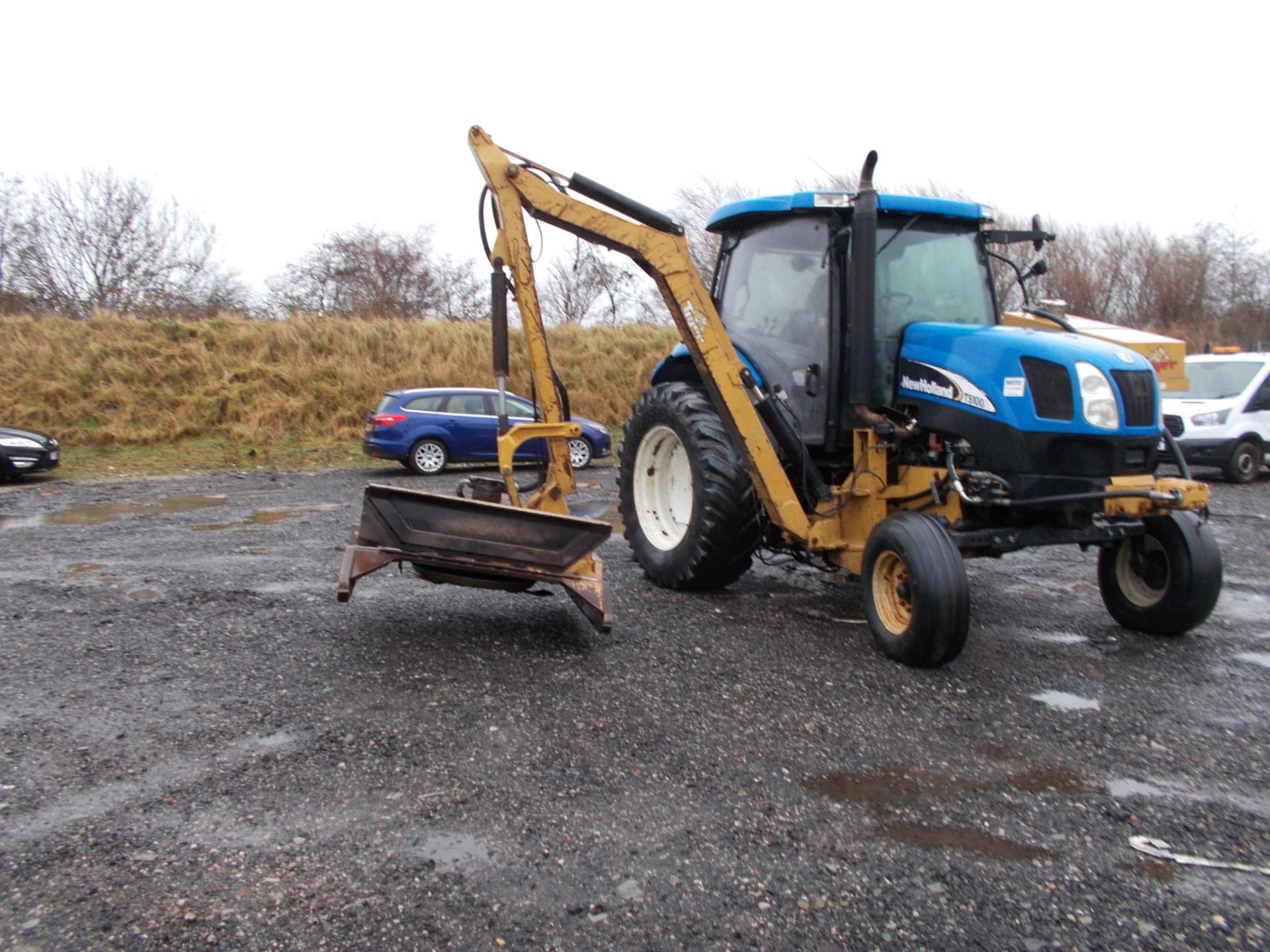 2003 NEW HOLLAND TS100A TRACTOR WITH MOWER ATTACHMENT, 4.5 LITRE 100HP TURBO DIESEL *PLUS VAT* - Image 10 of 24
