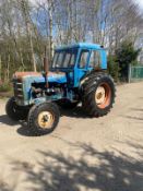 FORDSON SUPER MAJOR TRACTOR, RUNS AND DRIVES, CABBED, 3 POINT LINKAGE *PLUS VAT*