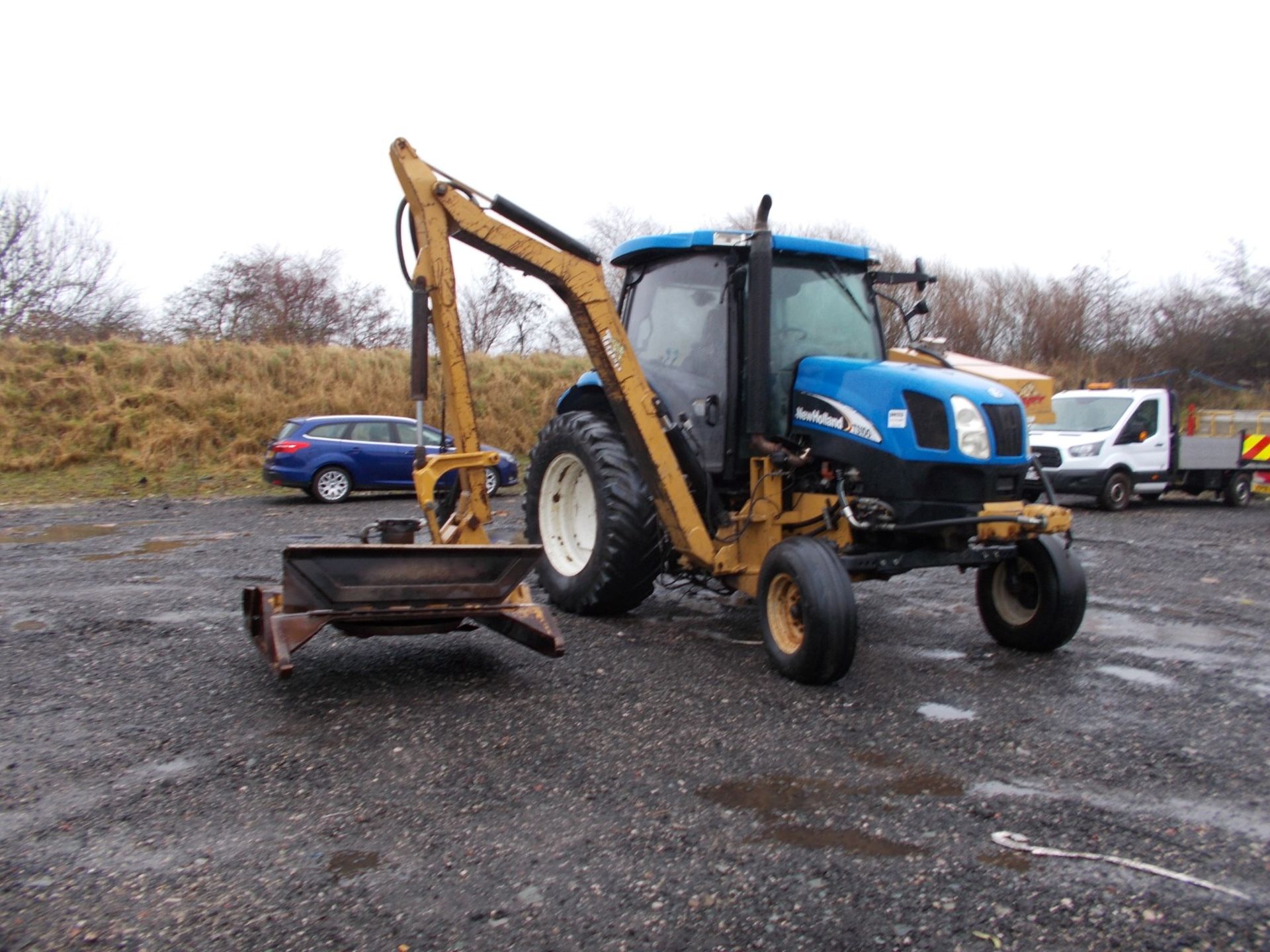 2003 NEW HOLLAND TS100A TRACTOR WITH MOWER ATTACHMENT, 4.5 LITRE 100HP TURBO DIESEL *PLUS VAT* - Image 11 of 24
