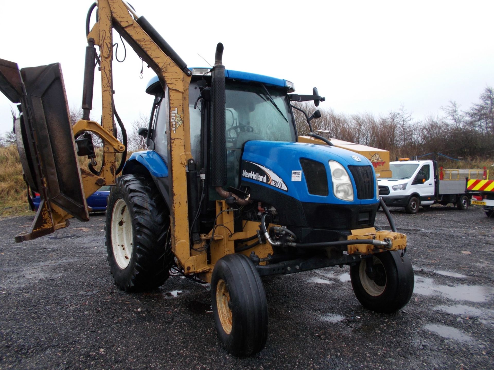 2003 NEW HOLLAND TS100A TRACTOR WITH MOWER ATTACHMENT, 4.5 LITRE 100HP TURBO DIESEL *PLUS VAT* - Image 13 of 24