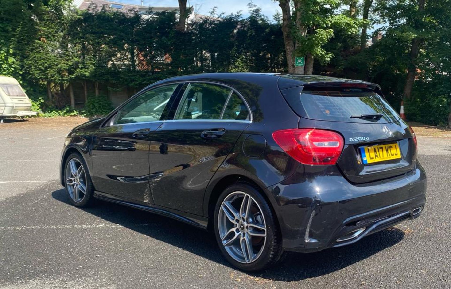 2017 MERCEDES-BENZ A 200 D AMG LINE BLACK 5dr HATCHBACK, INCOMPLETE PROJECT, NON RUNNER *NO VAT* - Image 6 of 14