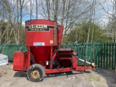 GEHL 125 MIX-ALL FEED MILL, RUNNING UP FINE, COMES WITH PTO, *NO VAT*