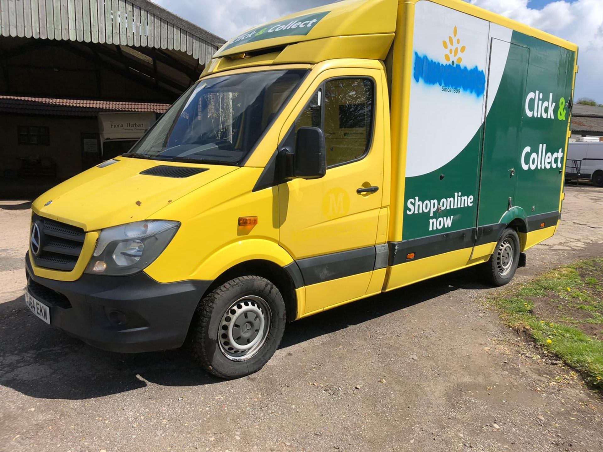 2014 MERCEDES-BENZ SPRINTER 313 CDI YELLOW INSULATED VAN, 2.2 DIESEL ENGINE *PLUS VAT* - Image 2 of 13