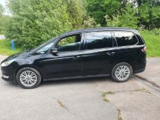 2016 FORD GALAXY ZETEC TDCI AUTO BLACK MPV, 2.0 DIESEL ENGINE, SHOWING 75K MILES *NO VAT*