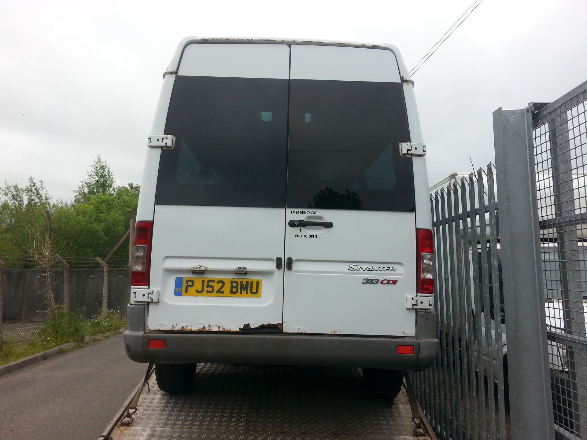 2002 MERCEDES SPRINTER 313 CDI WHITE CAMPER VAN / MINIBUS, SPARES / REPAIRS *PLUS VAT* - Image 4 of 5