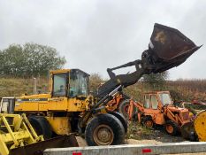 VOLVO L70C LOADING SHOVEL, RUNS AND LIFTS, BUT NO DASH LIGHTS SO FORWARD & REVERSE DONT WORK