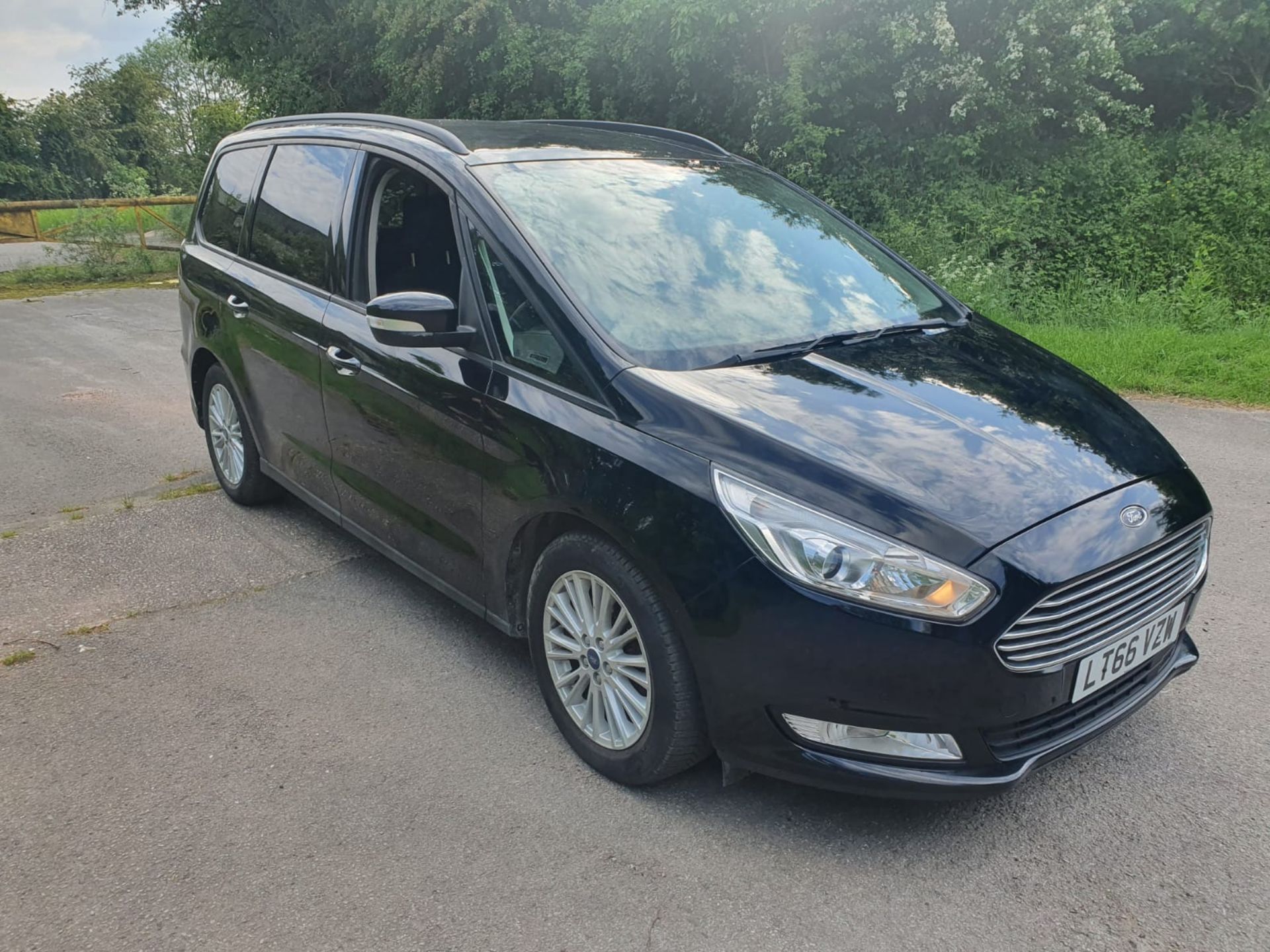 2016 FORD GALAXY ZETEC TDCI AUTO BLACK MPV, 2.0 DIESEL ENGINE, SHOWING 75K MILES *NO VAT* - Image 4 of 20