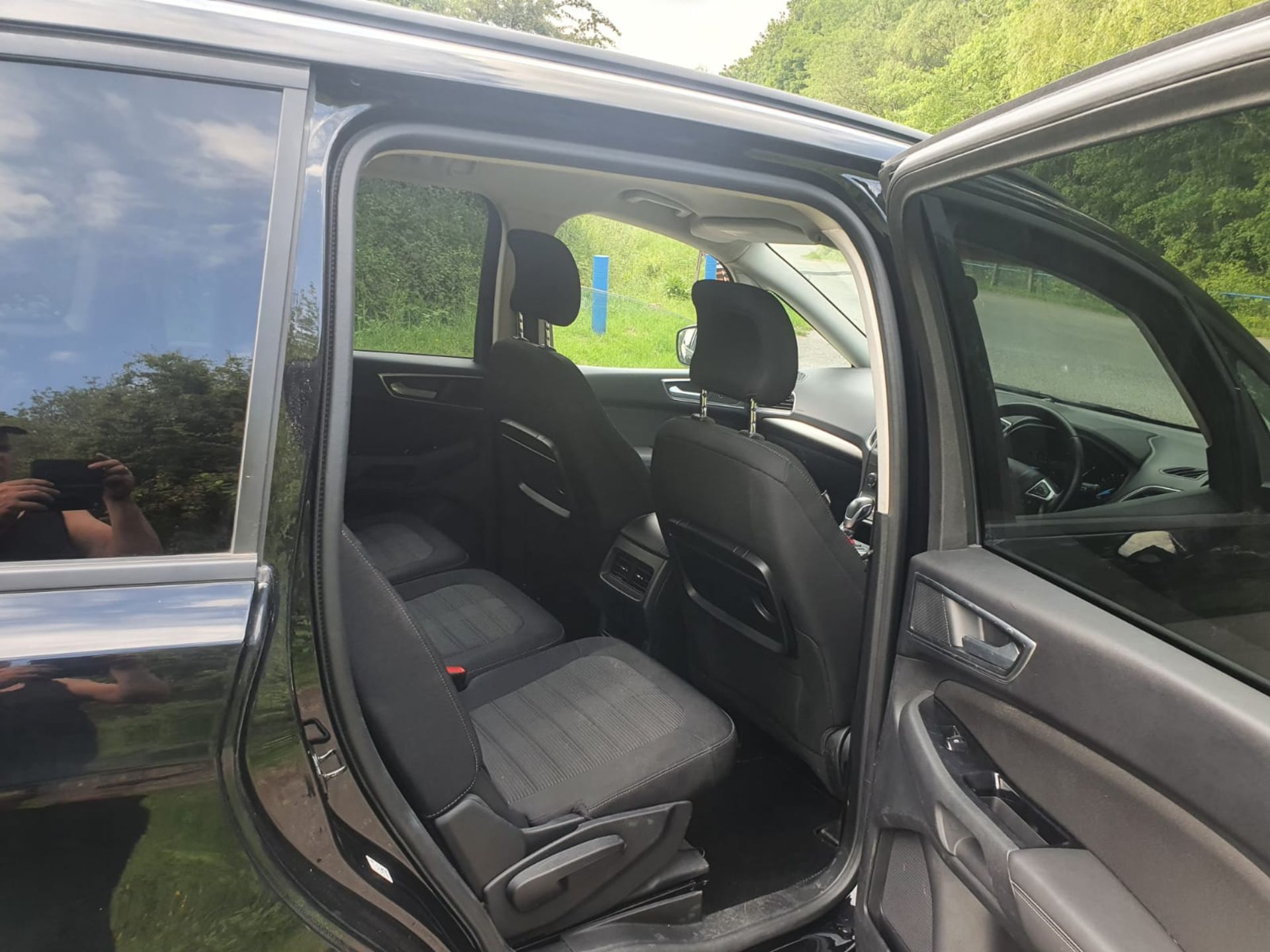 2016 FORD GALAXY ZETEC TDCI AUTO BLACK MPV, 2.0 DIESEL ENGINE, SHOWING 75K MILES *NO VAT* - Image 9 of 20