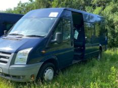 LATE 2006/56 FORD TRANSIT T350-115 17 SEAT RWD TWIN WHEEL MINIBUS, 46,600m WARRANTED ! IDEAL CAMPER