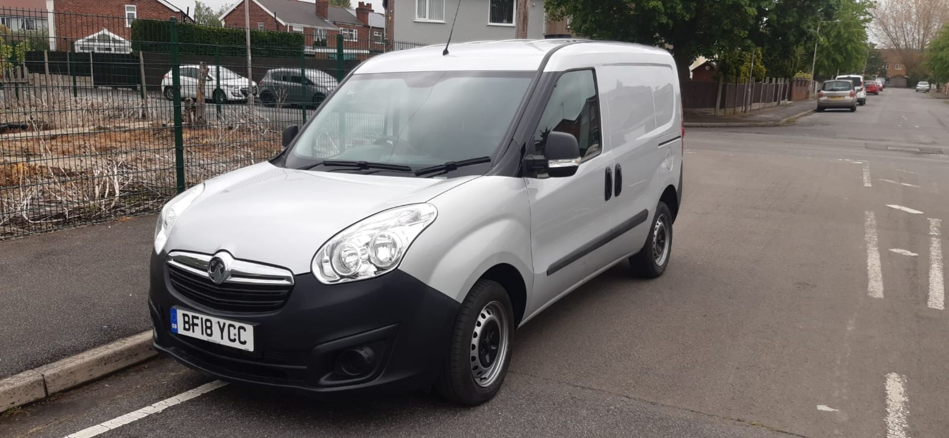 2018 VAUXHALL COMBO 2000 CDTI SILVER PANEL VAN, 1248CC DIESEL ENGINE, 41,528 MILES *NO VAT* - Image 2 of 15