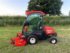 2007 KUBOTA F2880 RIDE ON MOWER, RUNS DRIVES AND CUTS, FULLY GLASS CAB, SHOWING 2331 HOURS *PLUS VAT