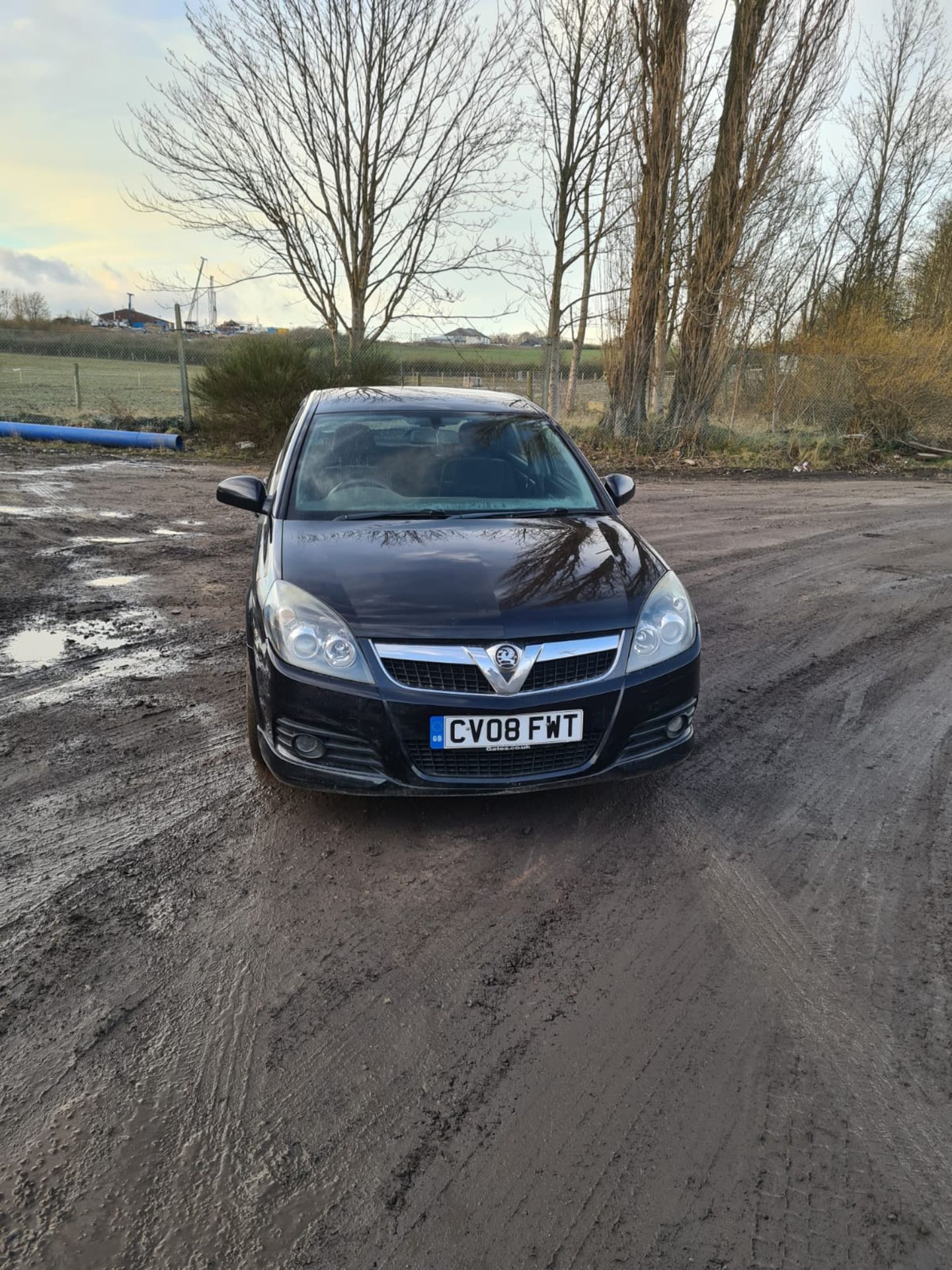 2008/08 REG VAUXHALL VECTRA SRI CDTI 150 1.9 DIESEL BLACK 5 DOOR HATCHBACK *NO VAT* - Image 2 of 6