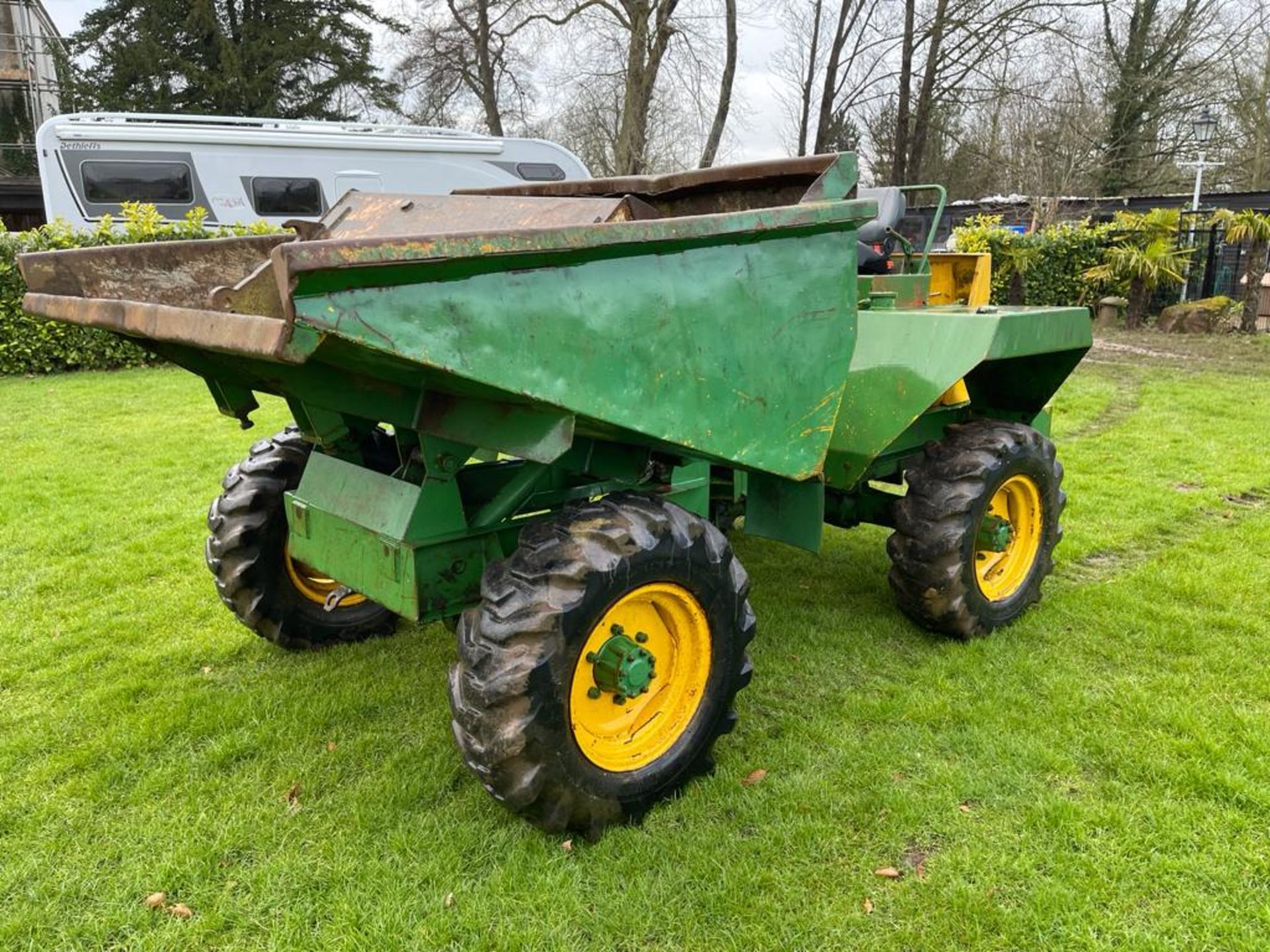 1989 BENFORD /THWAITES GREEN 3 TONNE 4X4 DUMPER *PLUS VAT* - Image 5 of 9