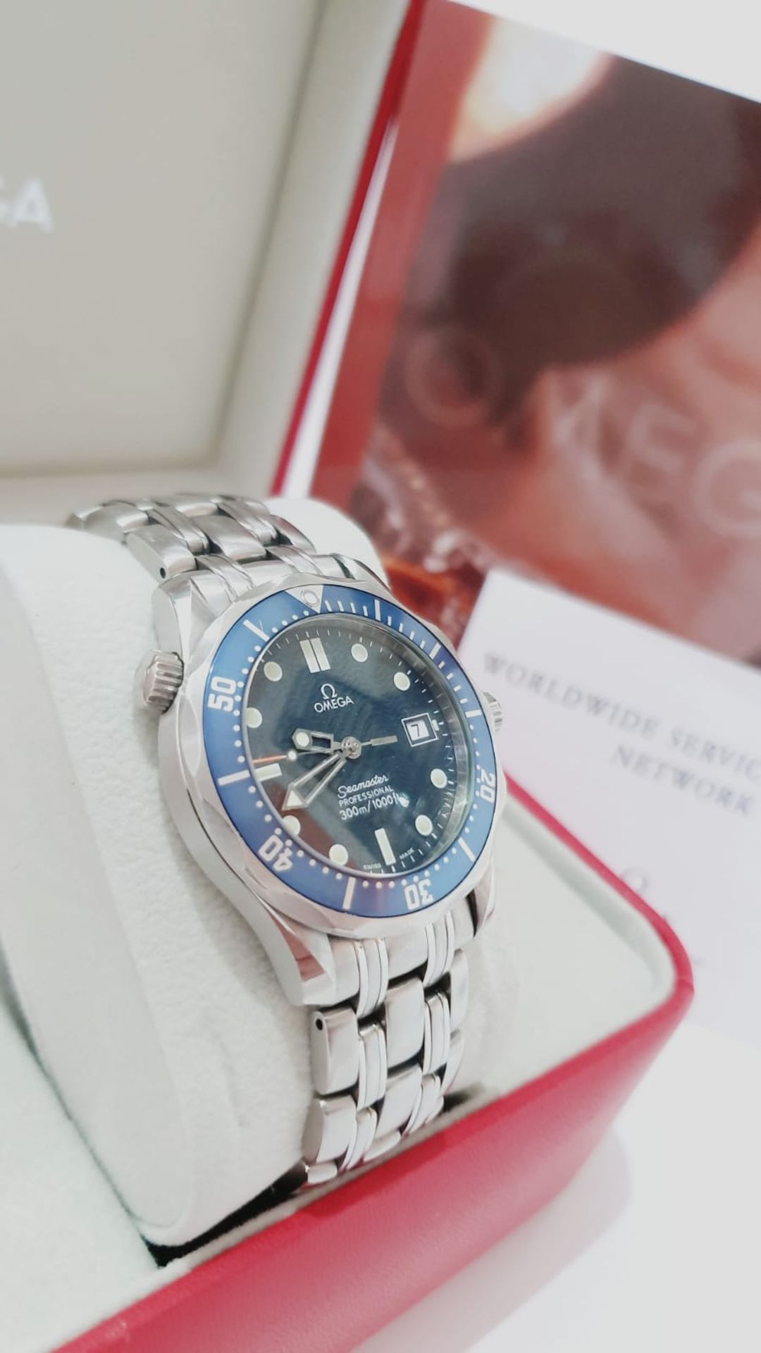 OMEGA SEAMASTER Professional 300m James Bond Navy Wave Dial *NO VAT* - Image 2 of 11