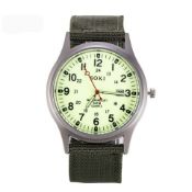 NEW & UNUSED SOKI FASHION QUARTZ LUMINOUS MILITARY INFANTRY ARMY STYLE MENS WRIST WATCH *PLUS VAT*