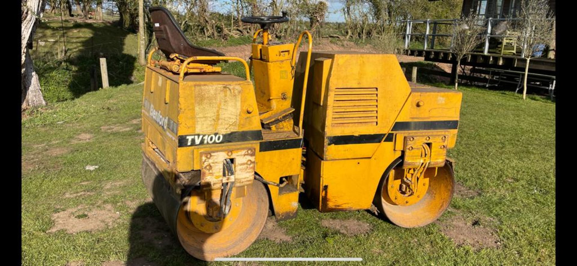 BENFORD TV 100 1000MM ROAD ROLLER TWIN DRUM VIBRATING LISTER ENGINE, OWNED FOR 20+ YEARS *PLUS VAT*