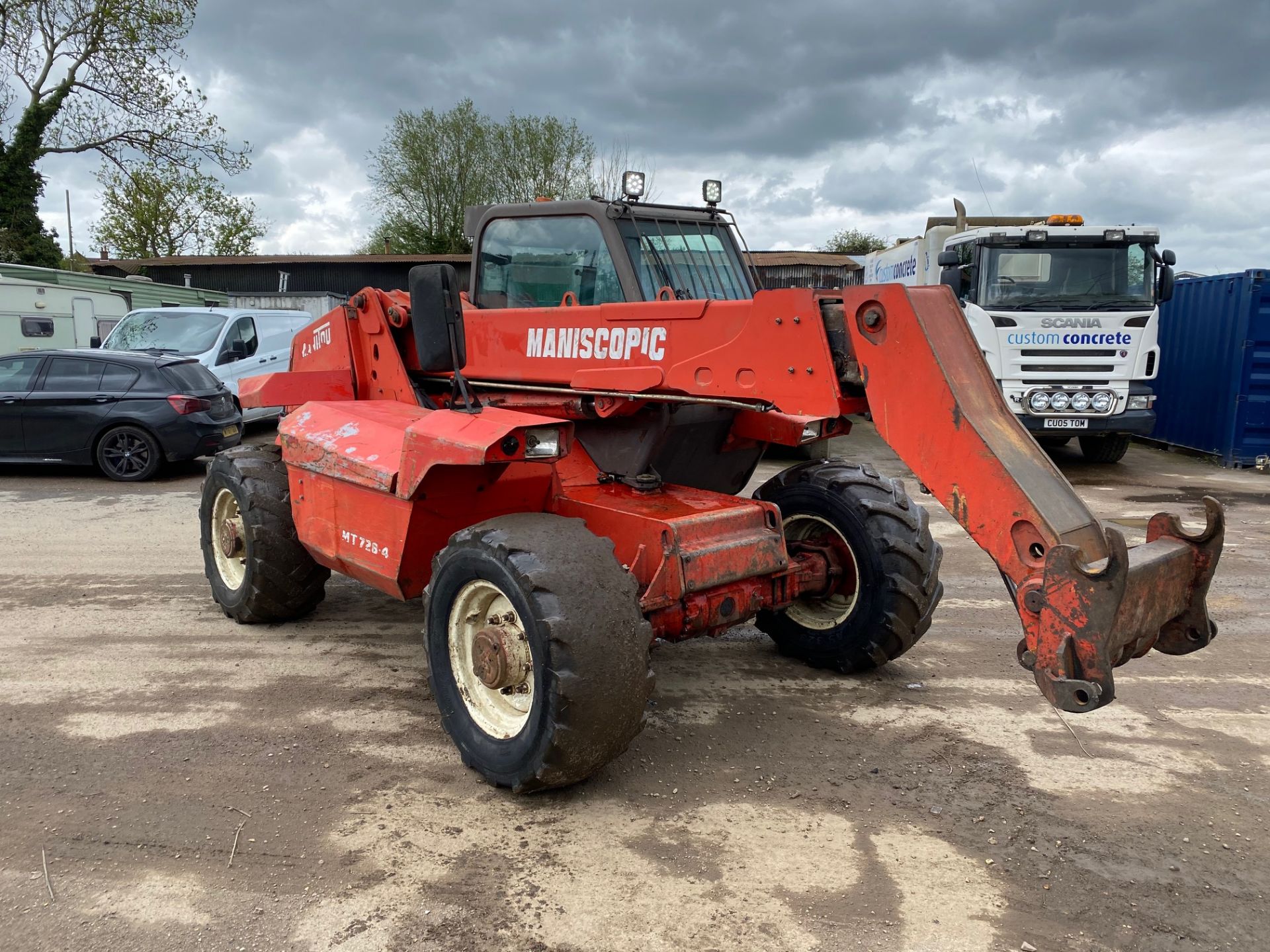 97 MANITOU MT728-4 TELESCOPIC FORKLIFT, 8000 HOURS, GOOD ENGINE AND TRANSMISSION *PLUS VAT* - Image 2 of 4