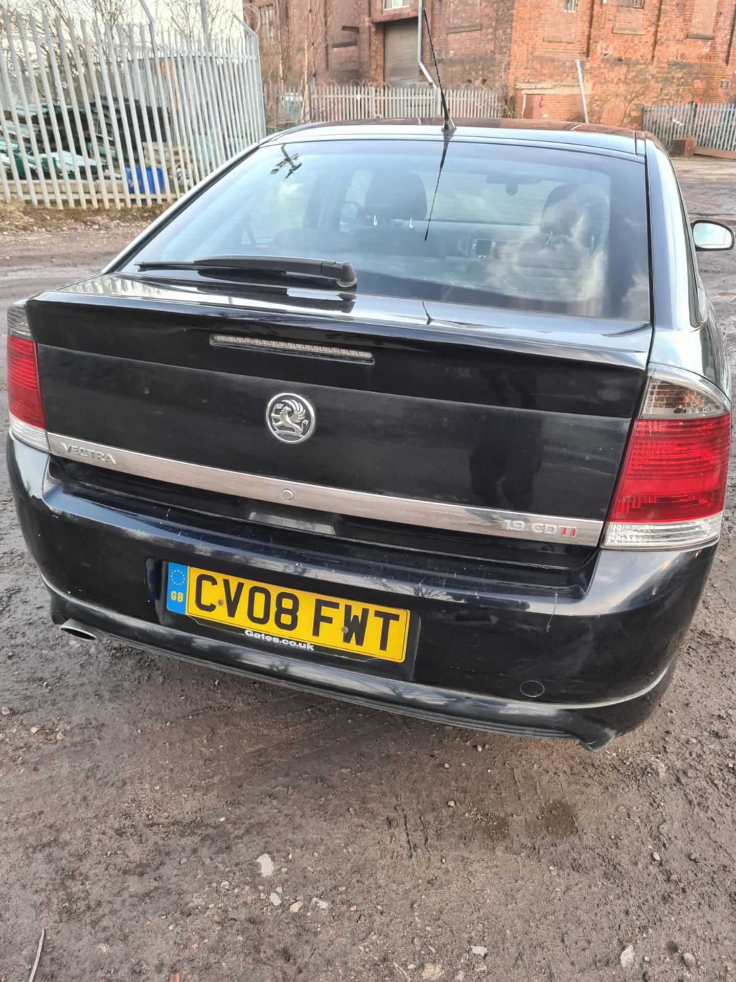 2008/08 REG VAUXHALL VECTRA SRI CDTI 150 1.9 DIESEL BLACK 5 DOOR HATCHBACK *NO VAT* - Image 5 of 6