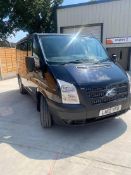 2012 FORD TRANSIT 100 T260 FWD BLACK PANEL VAN, 92K MILES, 2.2 DIESEL ENGINE *NO VAT*