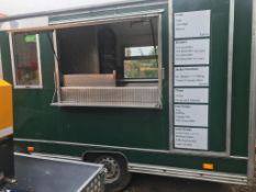 CATERING KIOSK TRAILER / SNACK BAR, IN GREAT CONDITION *NO VAT*