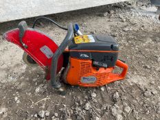 2017 HUSQVARNA K760 DISC CUTTER, SOLD NEW IN 2018, RUNS AND WORKS, NEXT SERVICE REQUIRED 3/9/2021