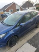 2010 FORD FIESTA EDGE TDCI 68, BLUE 3 DOOR HATCHBACK, 1.4 DIESEL ENGINE *NO VAT*