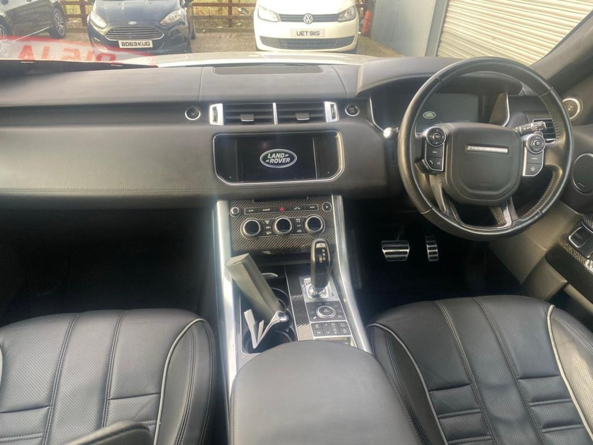 2015/15 REG LAND ROVER RANGE ROVER SPORT SVR V8 AUTOMATIC 5.0 PETROL SILVER *NO VAT* - Image 7 of 8