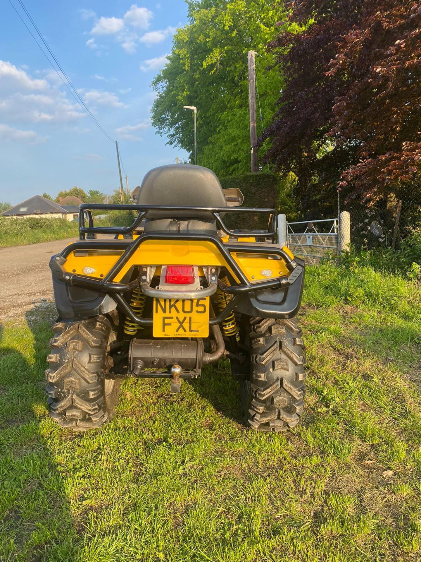 BOMBARDIER CAN AM 2 SEATER QUAD BIKE ROAD REGISTERED, SELECTABLE 4 WHEEL DRIVE *NO VAT* - Image 6 of 10