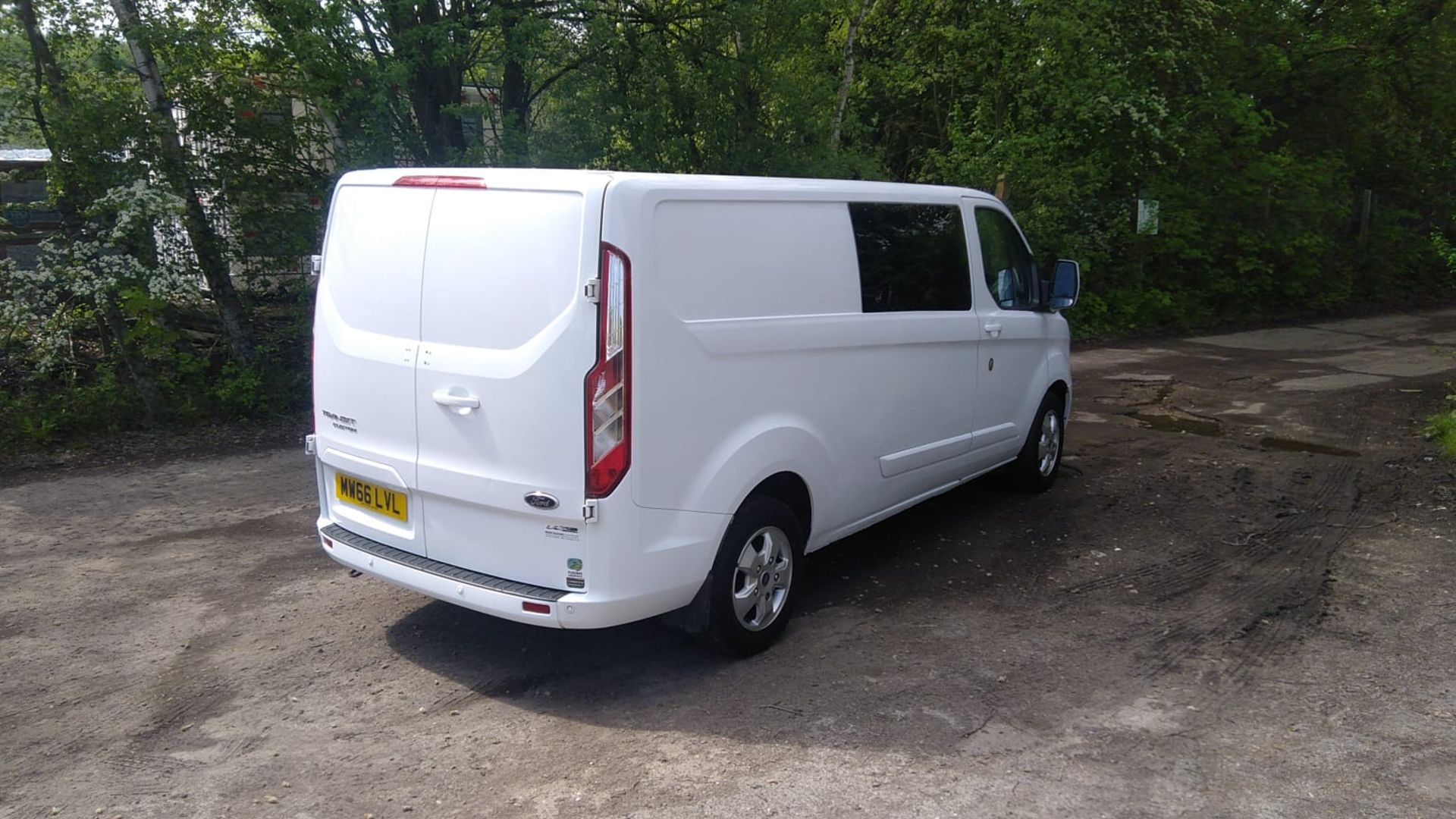 2016/66 REG FORD TRANSIT CUSTOM 290 LIMITED 2.0 DIESEL WHITE POSSIBLE CAMPERVAN / DAY VAN *NO VAT* - Image 5 of 13