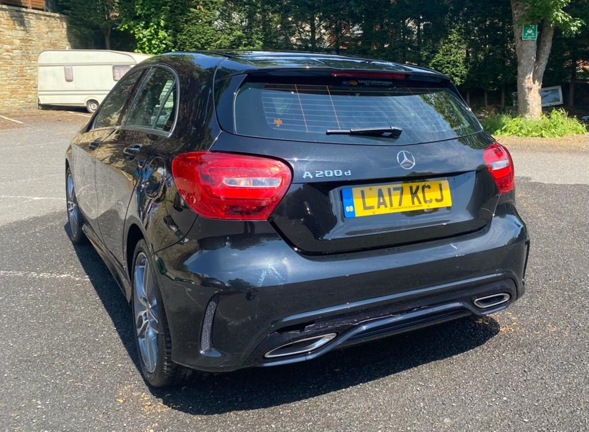 2017 MERCEDES-BENZ A 200 D AMG LINE BLACK 5dr HATCHBACK, INCOMPLETE PROJECT, NON RUNNER *NO VAT* - Image 4 of 26