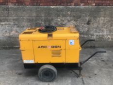 ARC GEN WELDMAKER 300 AVC WELDER GENERATOR C/W LEADS, 2011, 363 HOURS, RUNS AND WORKS *PLUS VAT*