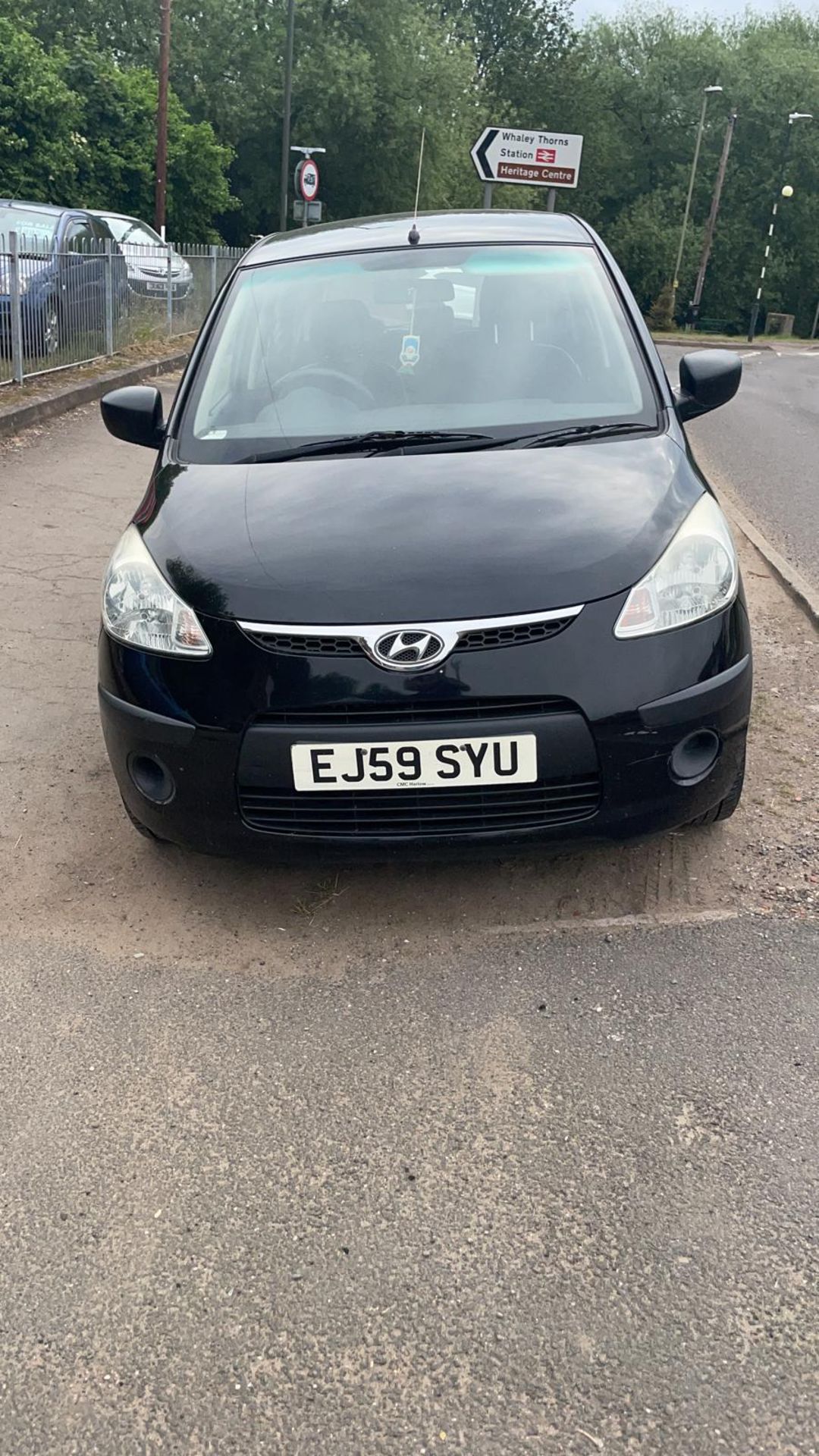 2009 HYUNDAI I10 CLASSIC BLACK 5dr HATCHBACK, SHOWING 108,961 MILES, PETROL, MANUAL 5 GEARS *NO VAT* - Image 2 of 9