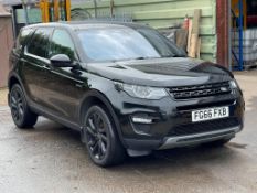 LATE 2016 /66 LAND ROVER DISCOVERY SPORT BLACK 7 SEAT HSE, 2.0 DIESEL ENGINE, 103,243 MILES *NO VAT*