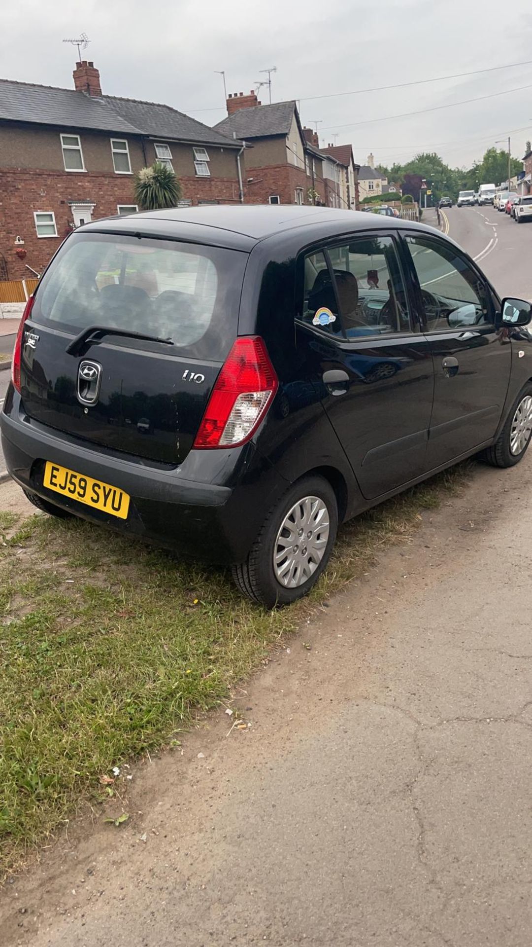 2009 HYUNDAI I10 CLASSIC BLACK 5dr HATCHBACK, SHOWING 108,961 MILES, PETROL, MANUAL 5 GEARS *NO VAT* - Image 6 of 9