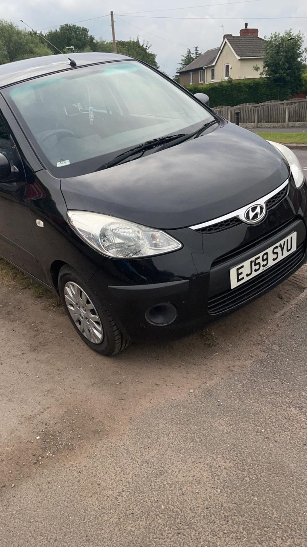 2009 HYUNDAI I10 CLASSIC BLACK 5dr HATCHBACK, SHOWING 108,961 MILES, PETROL, MANUAL 5 GEARS *NO VAT* - Image 3 of 9