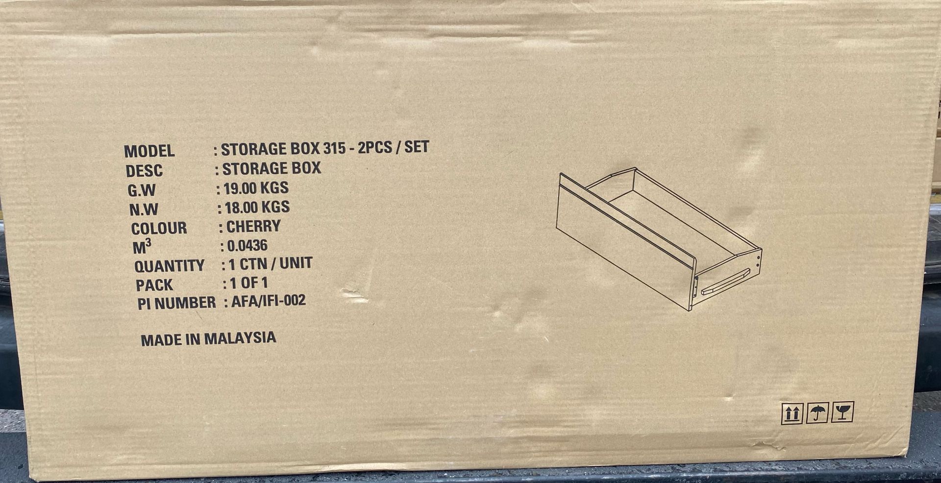 10 x CHERRY STORAGE BOX 315 - 2pcs SET BRAND NEW, BOXED *NO VAT*