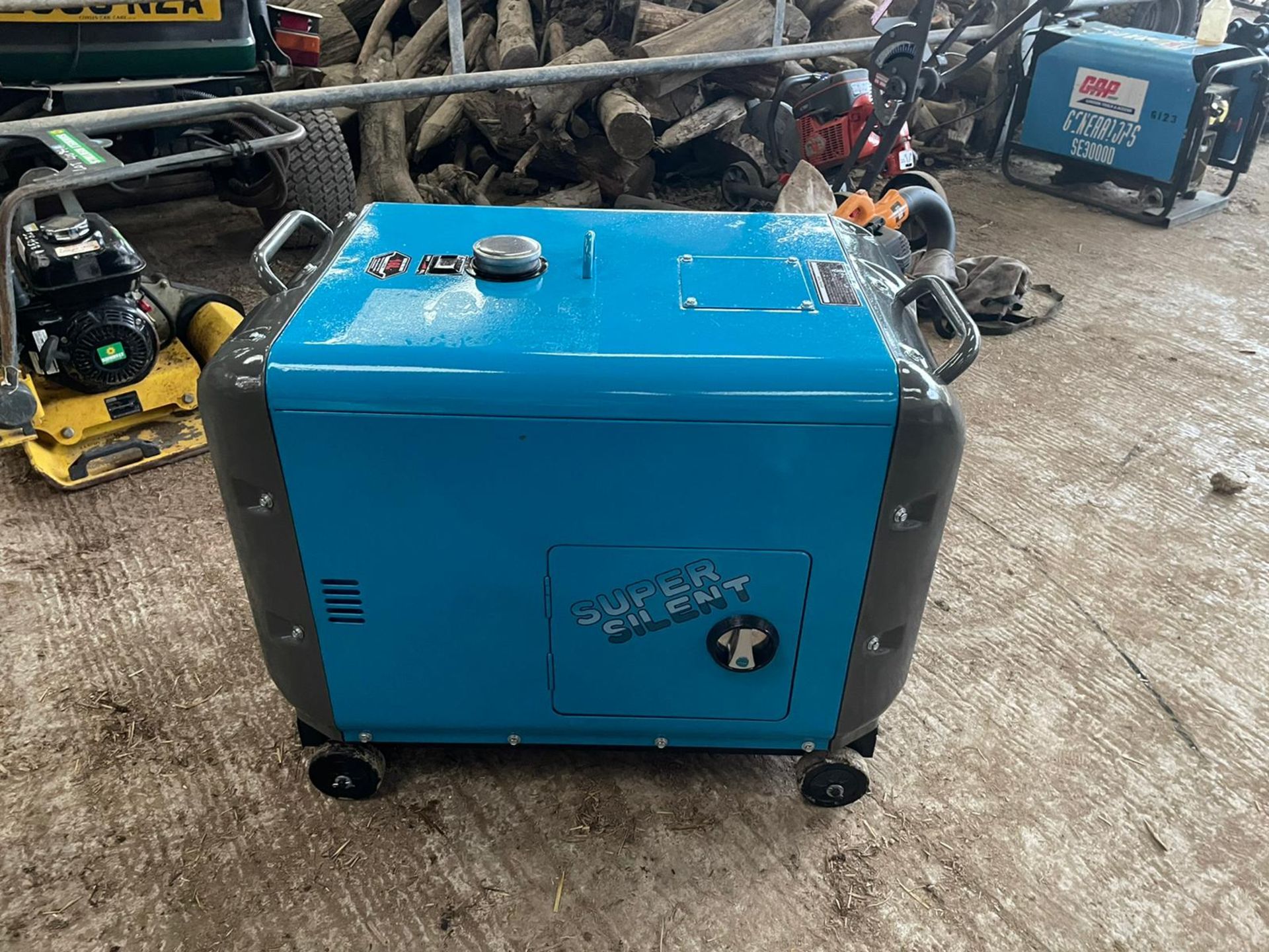 NEW AND UNUSED SILENT 8.5KvA DIESEL GENERATOR, DIESEL ENGINE, TOOL BAG INCLUDED *NO VAT* - Image 2 of 6