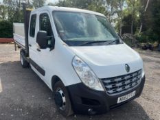 2012 RENAULT MASTER ML35 DCI DRW WHITE DROPSIDE LORRY, 2.3 DIESEL ENGINE, 110K MILES *PLUS VAT*