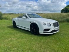 2016 BENTLEY CONTINENTAL GTC SPEED AUTO WHITE CONVERTIBLE, 6.0 PETROL, 97,287 MILES *NO VAT*